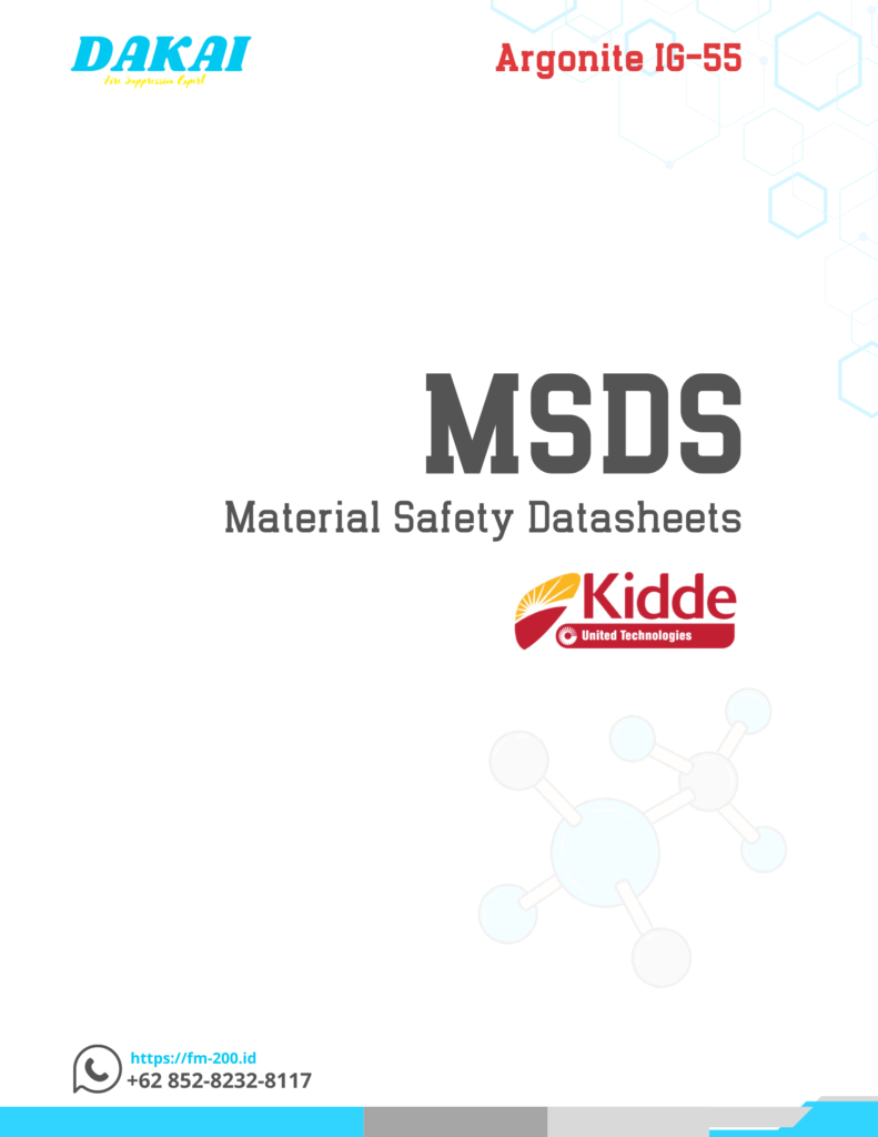 MSDS Argonite IG-55 by Kidde Fire Systems