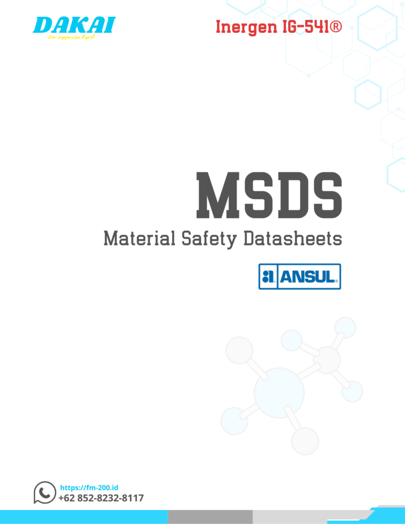 MSDS Inergen IG-541 by Ansul