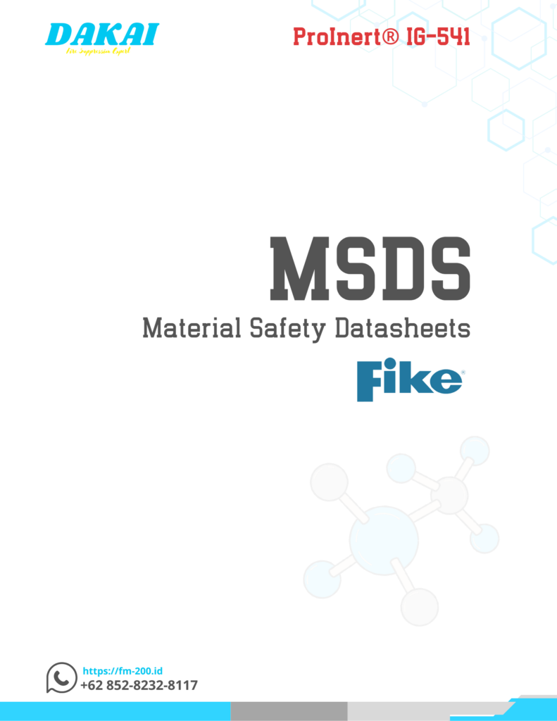MSDS ProInert® IG-541 by Fike Corp