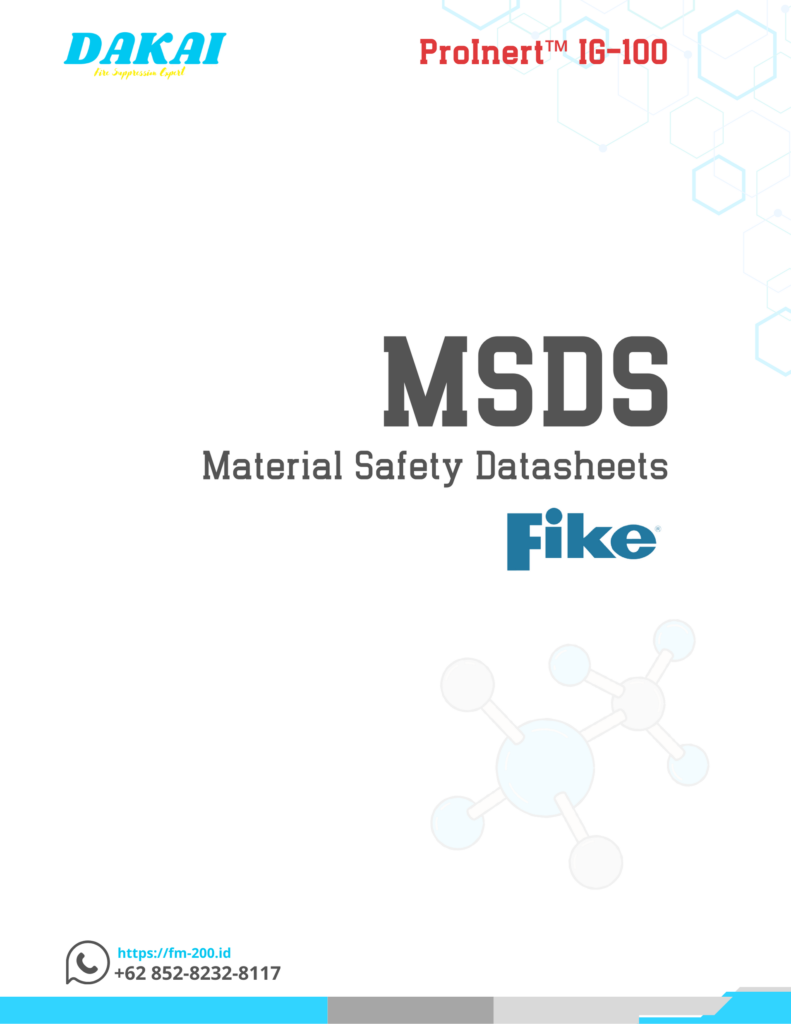 MSDS ProInert™ IG-100 by Fike Corporation