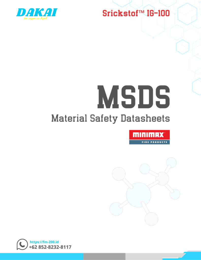 MSDS Srickstof™ IG-100 by Minimax