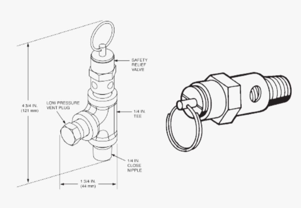 Safety Reliefe Valve [Bleeder Valve]