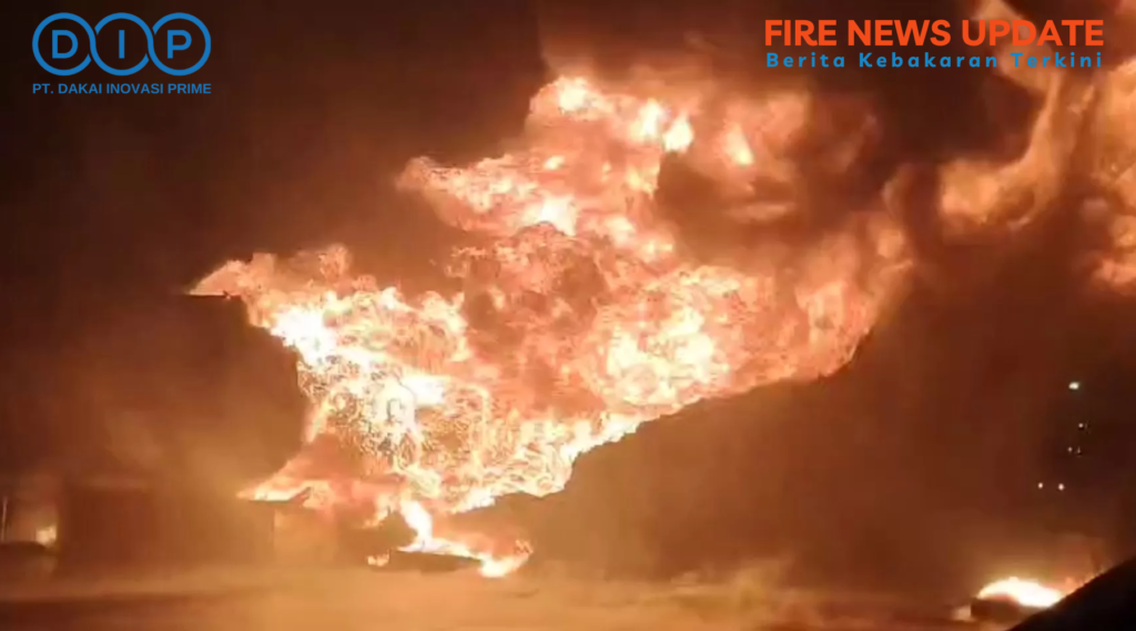 Truk Tangki Pertamina Terbakar di Tol Ngawi-Kertosono DIP